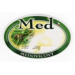 Etiketa oválná E309CZ - MED medovicový Etiketa oválná E309CZ - MED medovicový